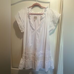 Cleobella White Dress with Lace Accents